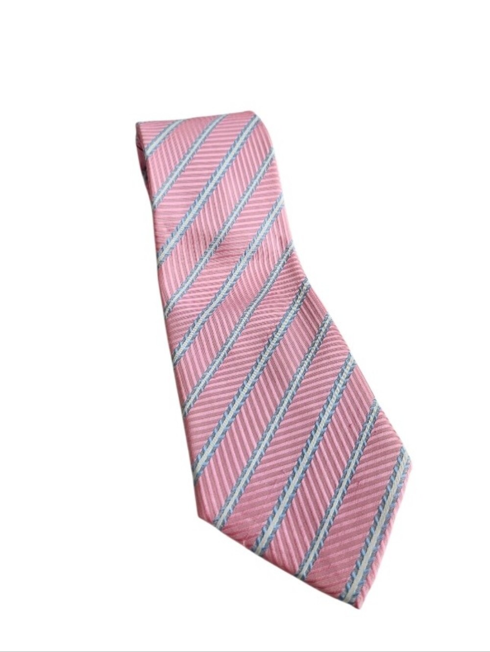 Gorgio Armani Silk Classic Pink Striped Men's Tie